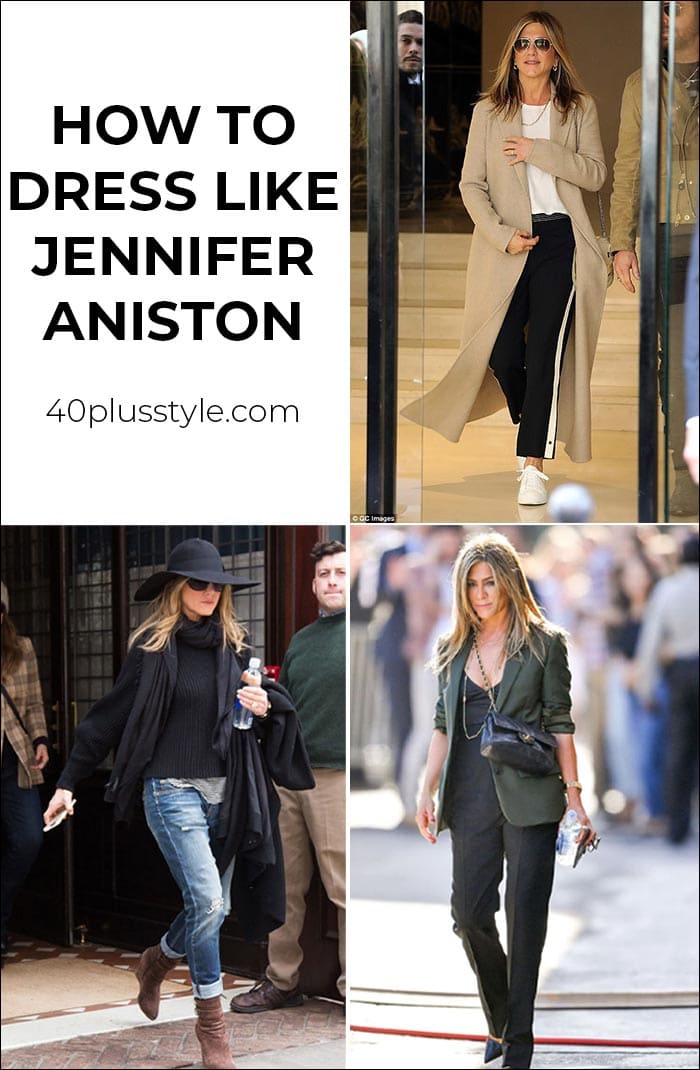 How to dress like Jennifer Aniston | 40plusstyle.com