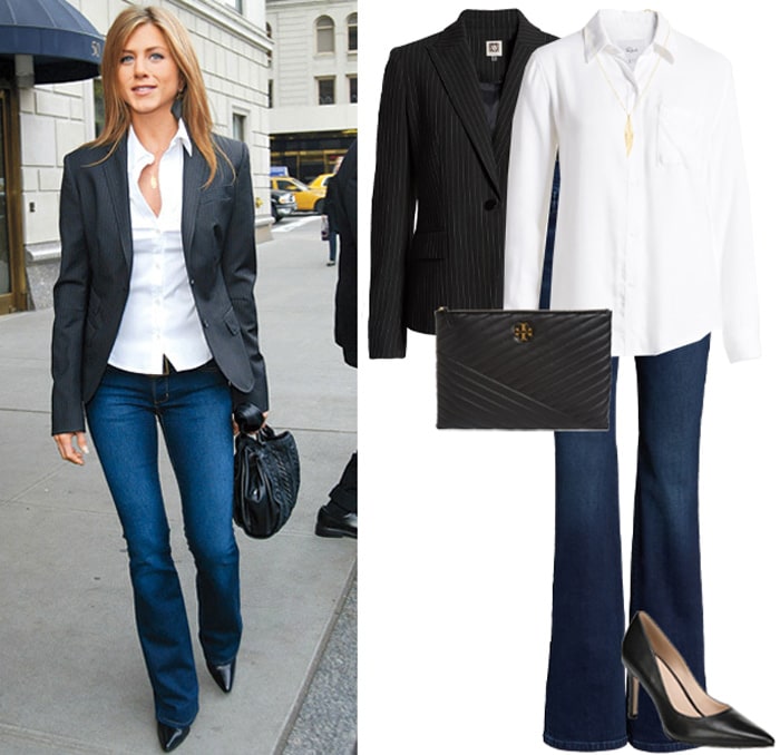 jennifer aniston style outfit for less | 40plusstyle.com