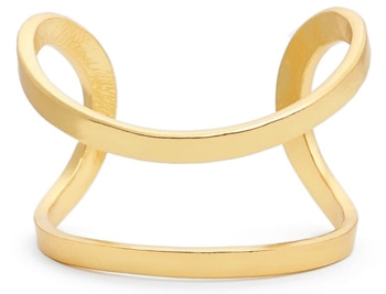 Karine Sultan minimalist cuff | 40plusstyle.com