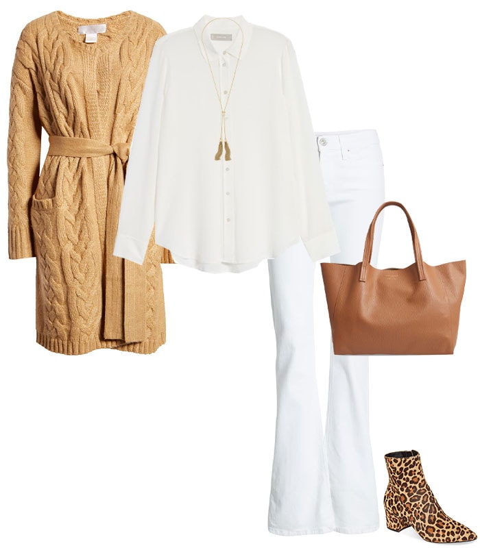 how to wear a sweater: all neutrals | 40plusstyle.com