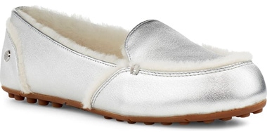 UGG metallic slipper | 40plusstyle.com