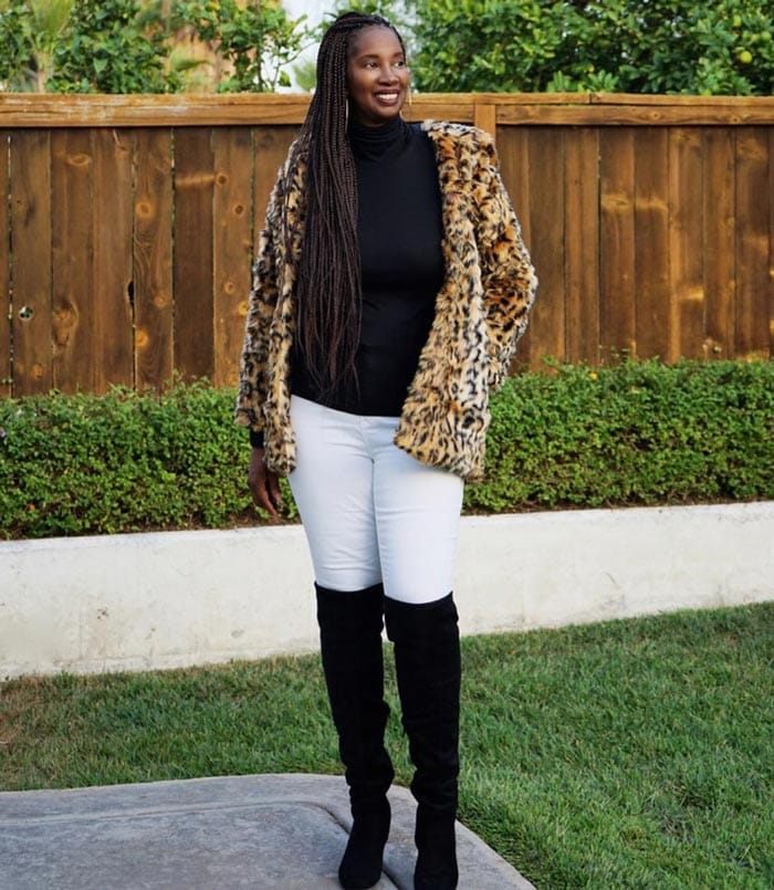 stylish over the knee boots for winter outfits for women | 40plusstyle.com
