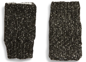 Treasure & Bond fleece lined fingerless gloves | 40plusstyle.com