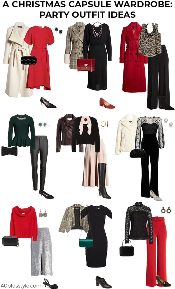A Chirstmas capsule wardrobe | 40plusstyle.com