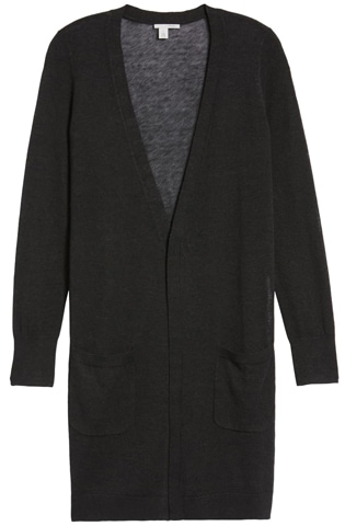 Halogen long cardigan | 40plusstyle.com