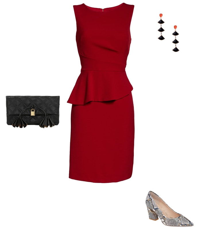 A sheath dress with pumps | 40plusstyle.com