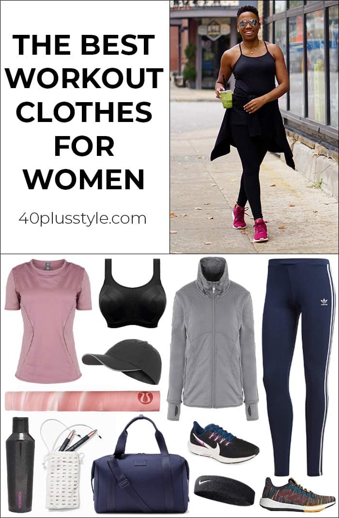 The best workout clothes for women: How to look stylish while getting fit and healthy in 2020 | 40plusstyle.com