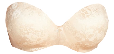 Curvy Couture Strapless Underwire Push-Up Bra | 40plusstyle.com