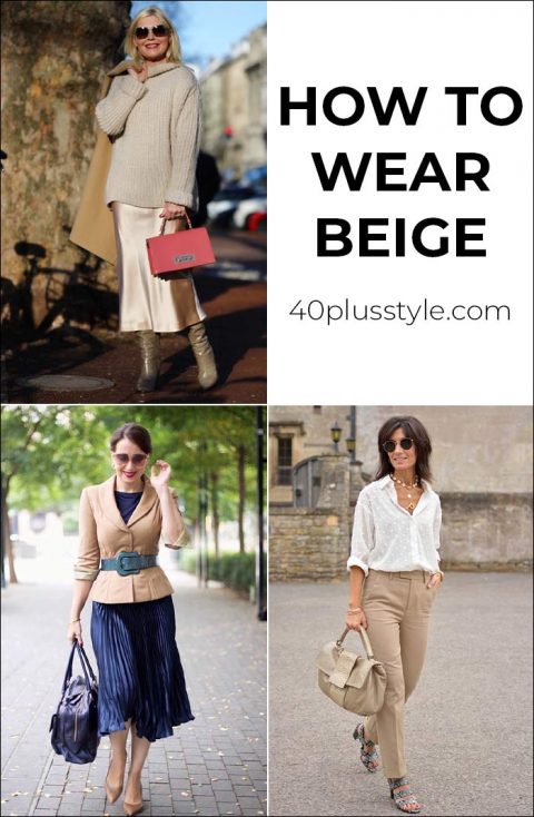 Can you wear beige over 40 without looking boring?