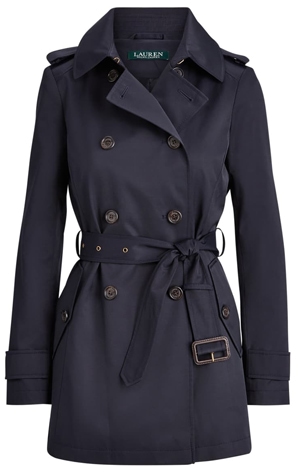 Lauren Ralph Lauren Water Repellent Trench Coat | 40plusstyle.com