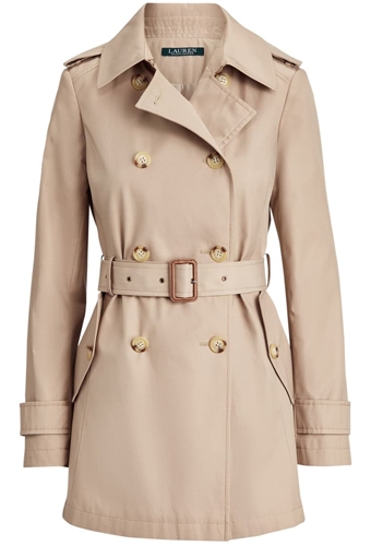 Lauren Ralph Lauren trench coat | 40plusstyle.com