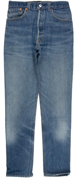 Re/Done x Levi's high rise jeans | 40plusstyle.com