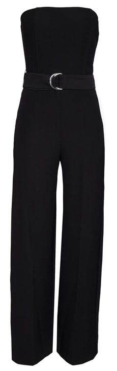 Chelsea28 belted strapless jumpsuit | 40plusstyle.com
