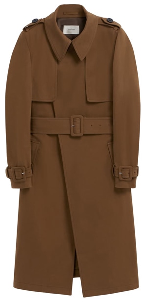 SUISTUDIO Dwight Stretch Cotton Trench Coat | 40plusstyle.com