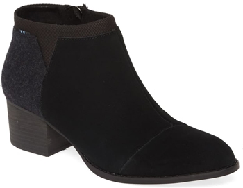 TOMS ‘Loren’ bootie | 40plusstyle.com