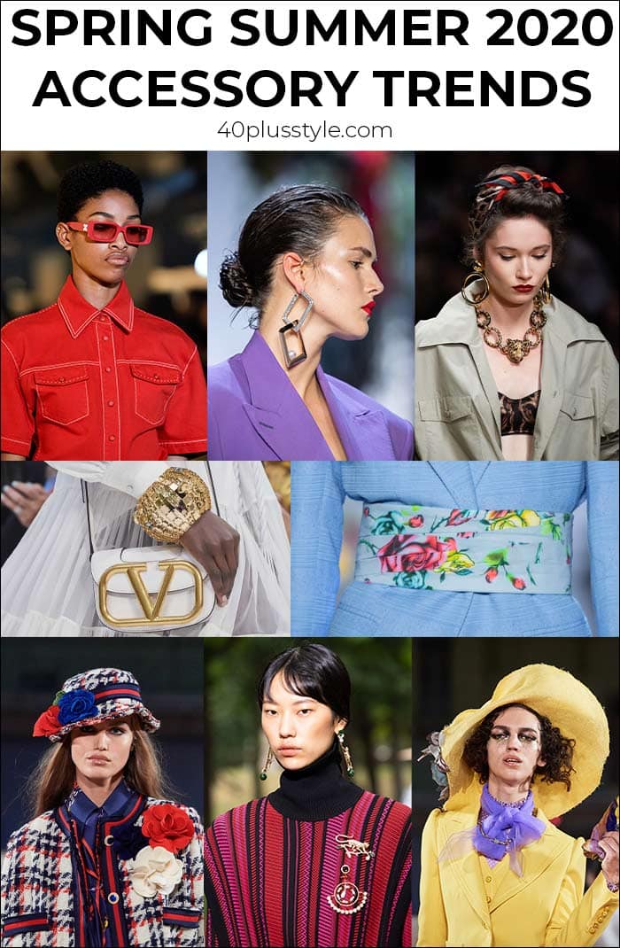 Spring Summer 2020 accessory trends | 40plusstyle.com