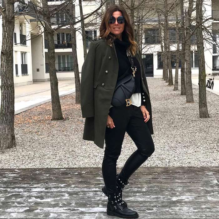 olive green outfit | 40plusstyle.com