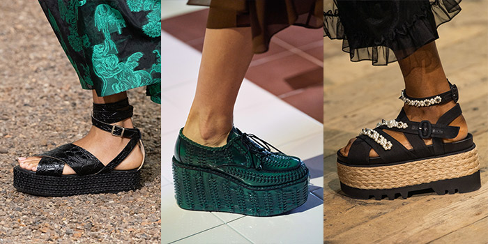 flatform shoes are among the 2020 shoe trends | 40plusstyle.com