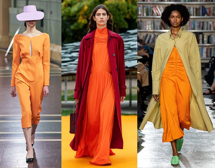 bright orange dresses | 40plusstyle.com