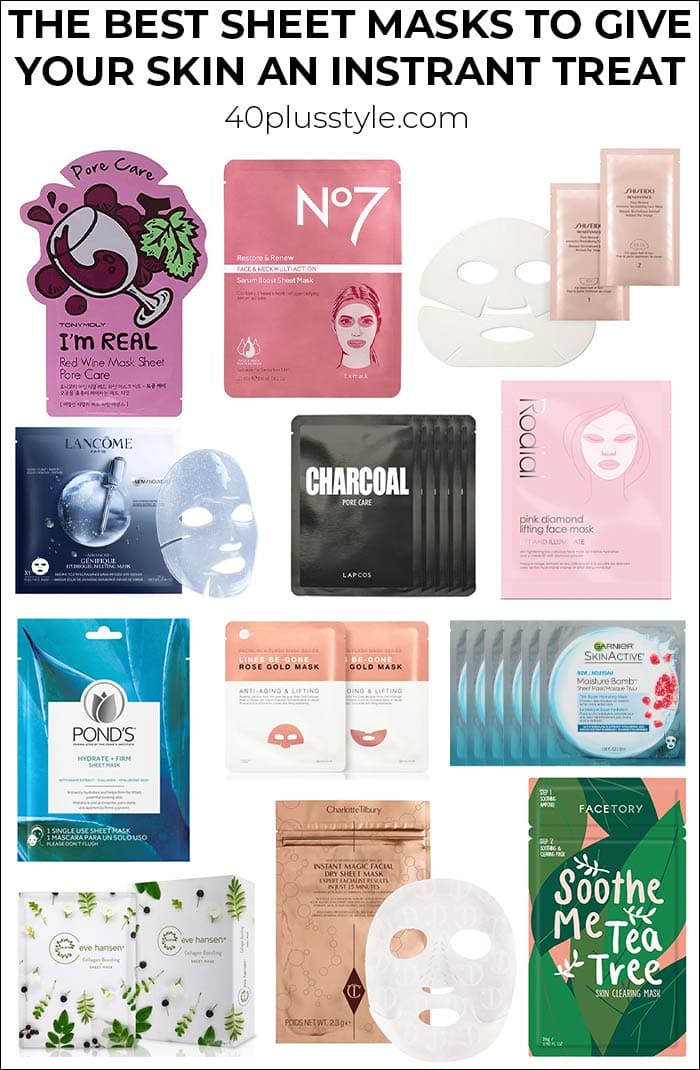 The best sheet masks to give your skin an instant treat | 40plusstyle.com