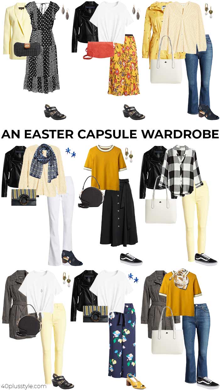 An Easter capsule wardrobe | 40plusstyle.com