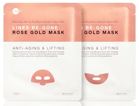 Skin Inc. Lines Be-Gone Rose Gold Mask | 40plusstyle.com