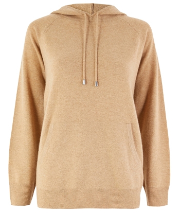 Cashmere loungewear - Marks & Spencer pure cashmere hoodie | 40plusstyle.com