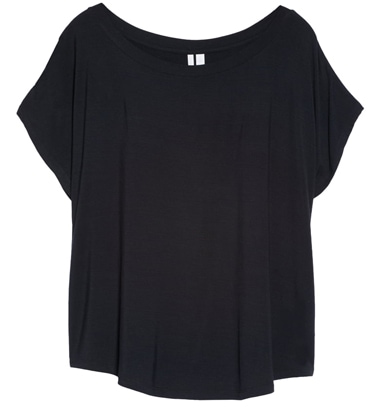 Nordstrom plus size sleep tee | 40plusstyle.com