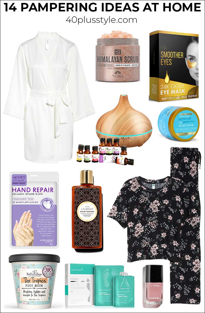 Pamper yourself at home: 14 self pampering ideas when you can't get to the spa | 40plusstyle.com