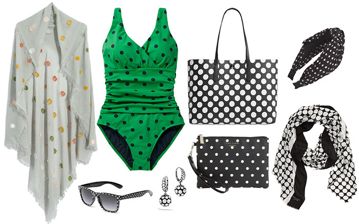 Polka dot accessories | 40plusstyle.com