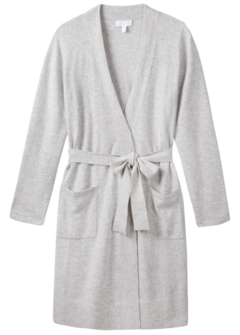 Best loungewear - The White Company cashmere robe | 40plusstyle.com