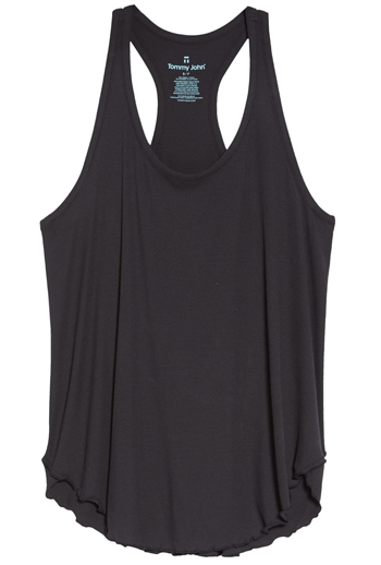 Tommy John rib racerback tank | 40plusstyle.com