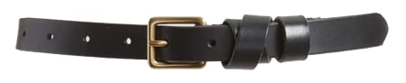 belts to dress when you are short - Madewell leather belt 40plusstyle.com