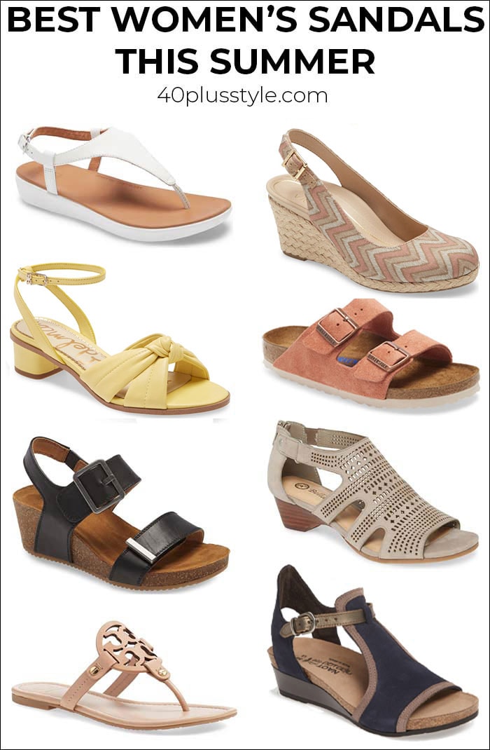 Best women's sandals this summer | 40plusstyle.com