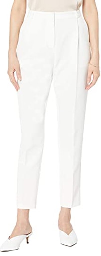 White cigarette pants | 40plusstyle.com