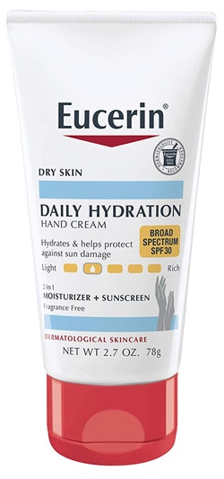 Eucerin Daily Hydration Hand Cream | 40plusstyle.com