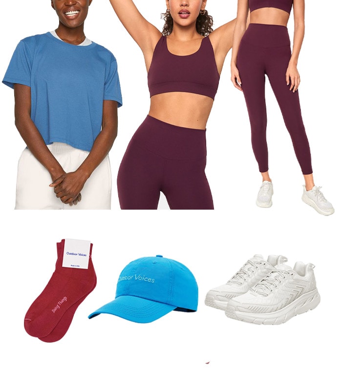 Workout clothing from Outdoor Voices | 40plusstyle.com