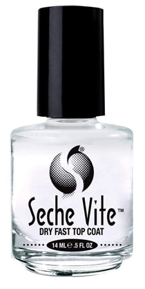 Seche Vite Dry Fast Top Nail Coat in Clear | 40plusstyle.com