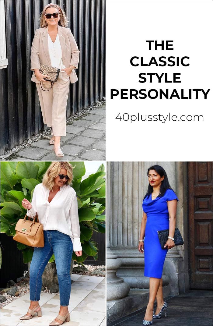 A style guide and capsule wardrobe for the CLASSIC style personality | 40plusstyle.com