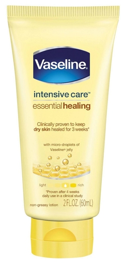 best handcream - Vaseline Essential Healing Hand and Body Lotion | 40plusstyle.com