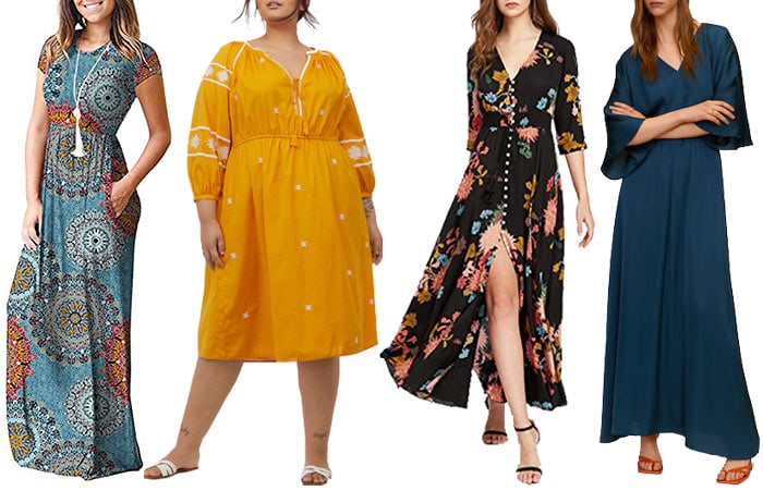 boho summer dresses | 40plusstyle.com