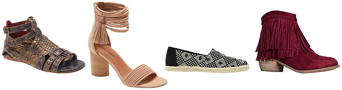 bohemian shoes to wear | 40plusstyle.com