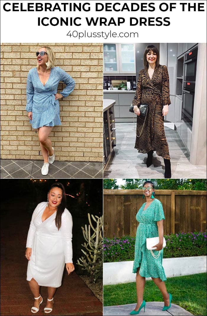 Celebrating decades of the iconic wrap dress | 40plusstyle.com