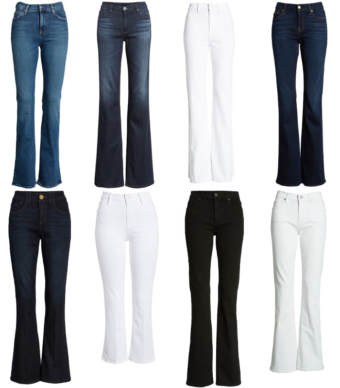 Wear jeans with a flare or a bootcut | fashion over 40 | style | fashion | 40plusstyle.com