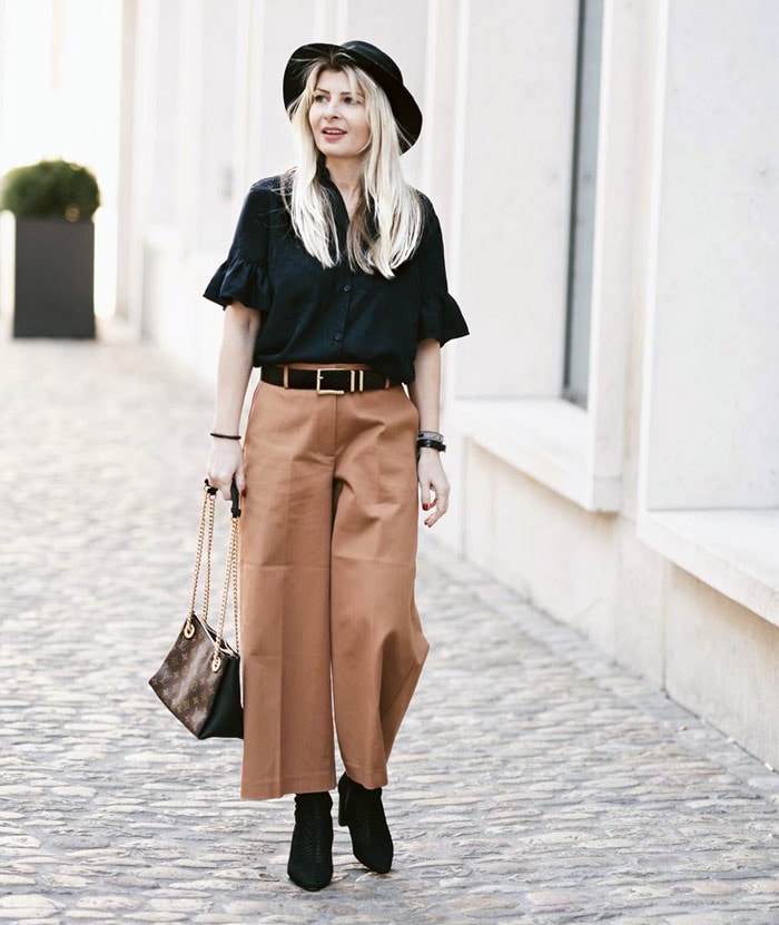 European style personality outfit | 40plusstyle.com