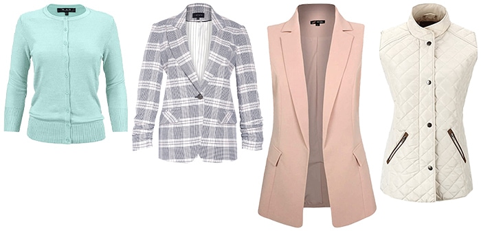 cardigans and jackets to wear for women with a preppy personality | 40plusstyle.com