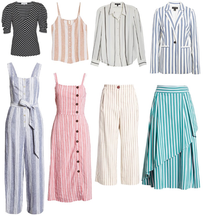 vertical stripes to help you look taller and slimmer | 40plusstyle.com