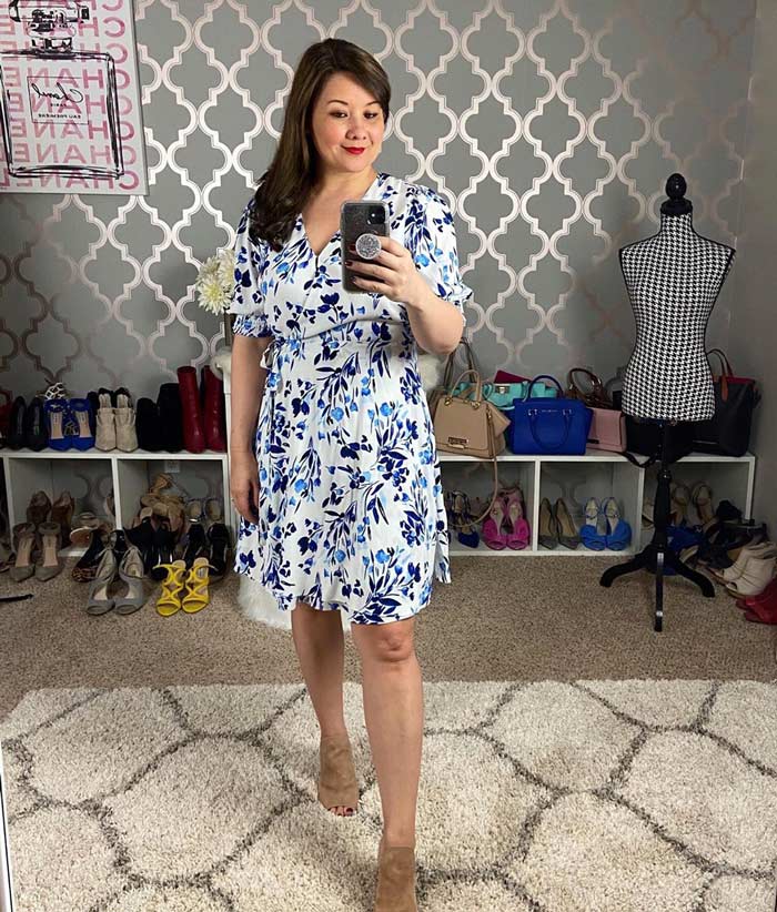 floral dress | 40plusstyle.com