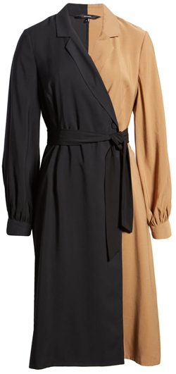 VERO MODA long sleeve shirtdress | 40plusstyle.com