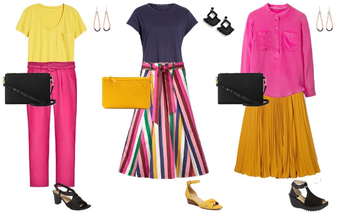 wearing yellow with a pop of color | 40plusstyle.com